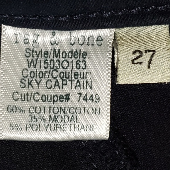 rag & bone legging skinny jeans Sky Captain - Picture 5 of 8